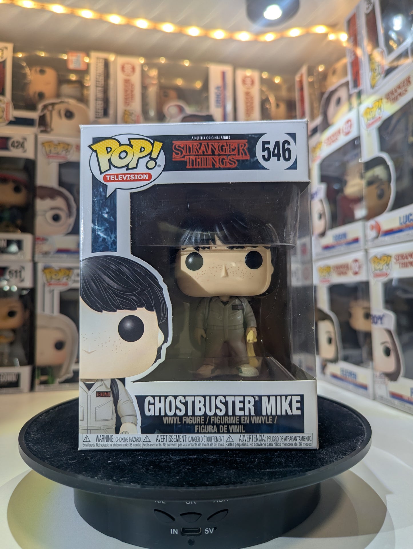 Funko pop Strager Things GOSTBUSTER Mike 546