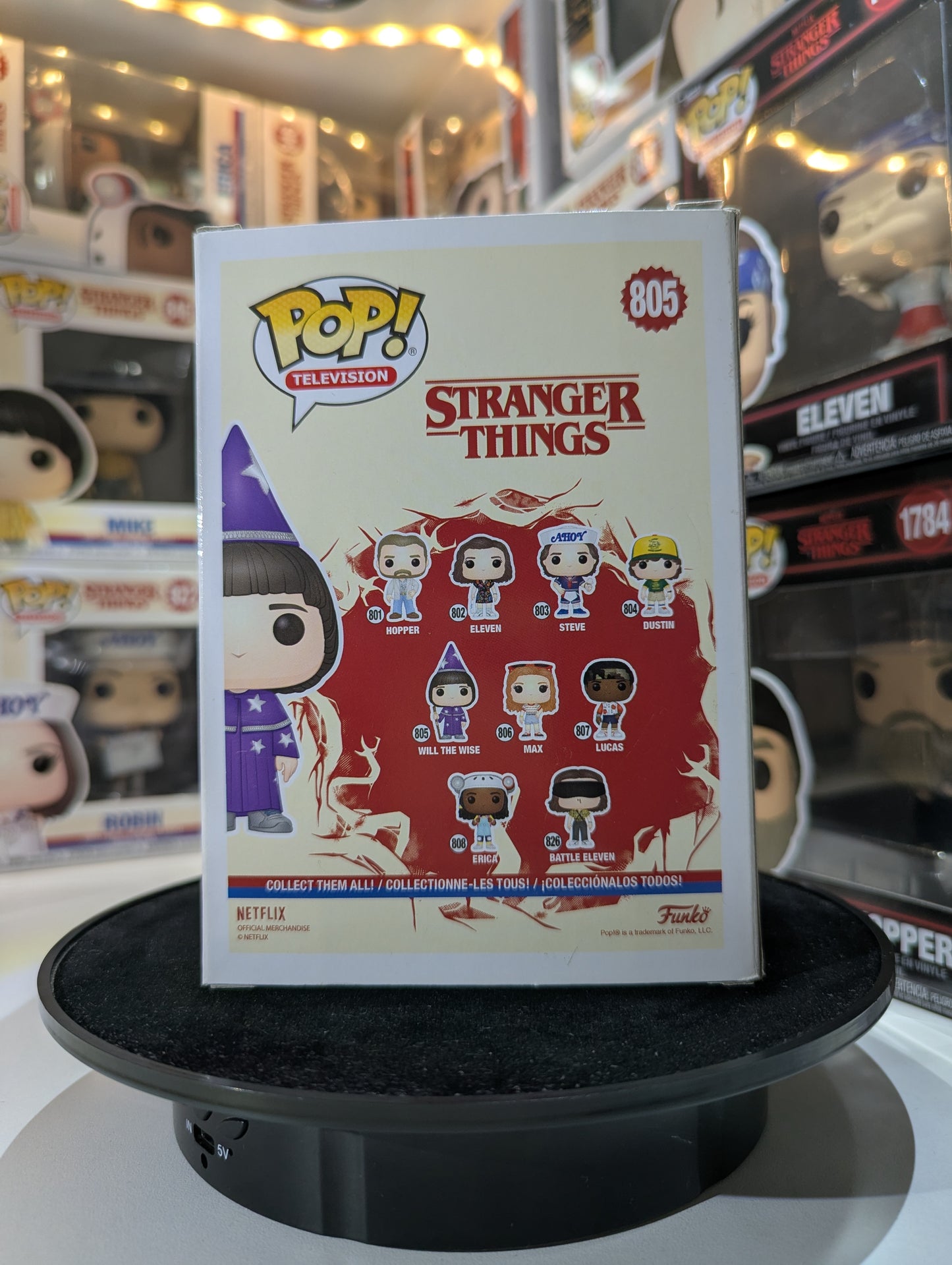 Funko pop Strager Things  WILL THE WIZE 805
